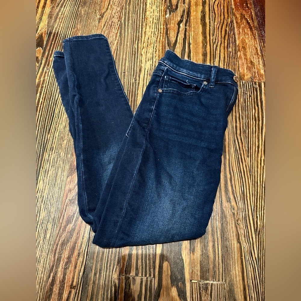 EXPRESS 4 regulates dark wash skinny jeans